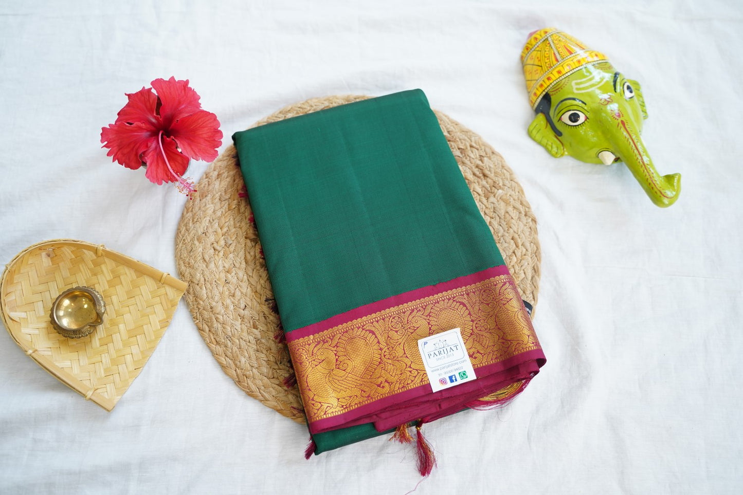 Pure Kanchi Silk Saree PC6222