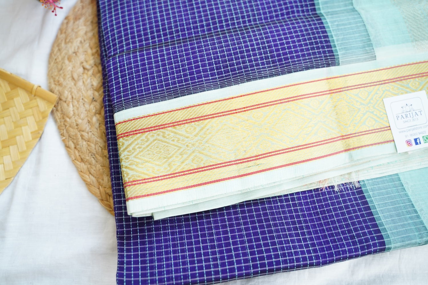 Kanchi Handloom Silk Cotton Saree PC15544