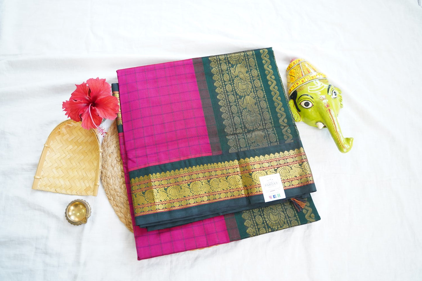 Kanchi Handloom Silk Cotton Saree PC15545