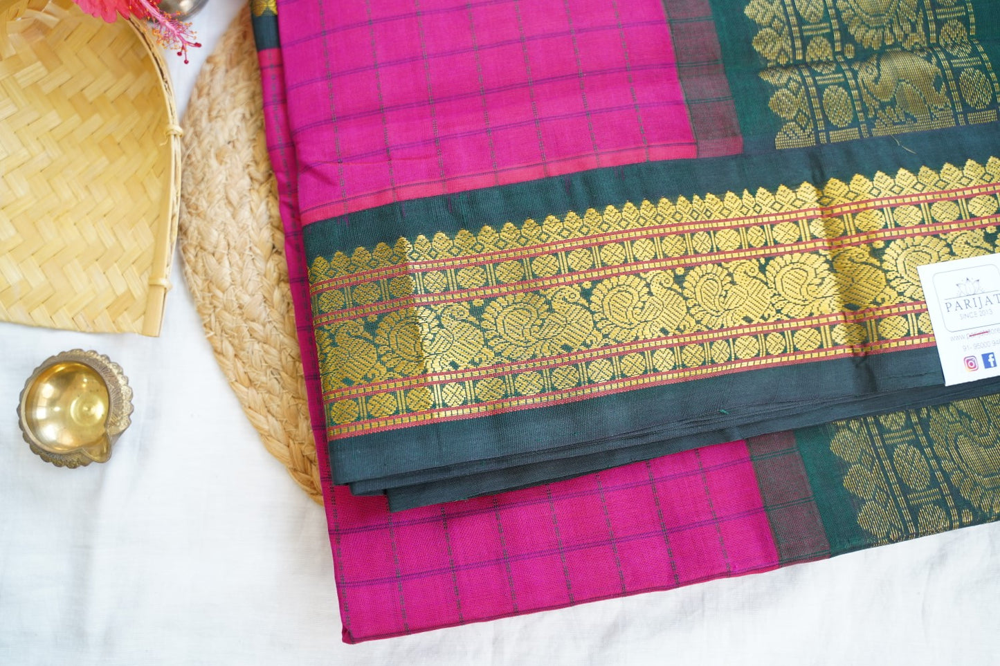 Kanchi Handloom Silk Cotton Saree PC15545
