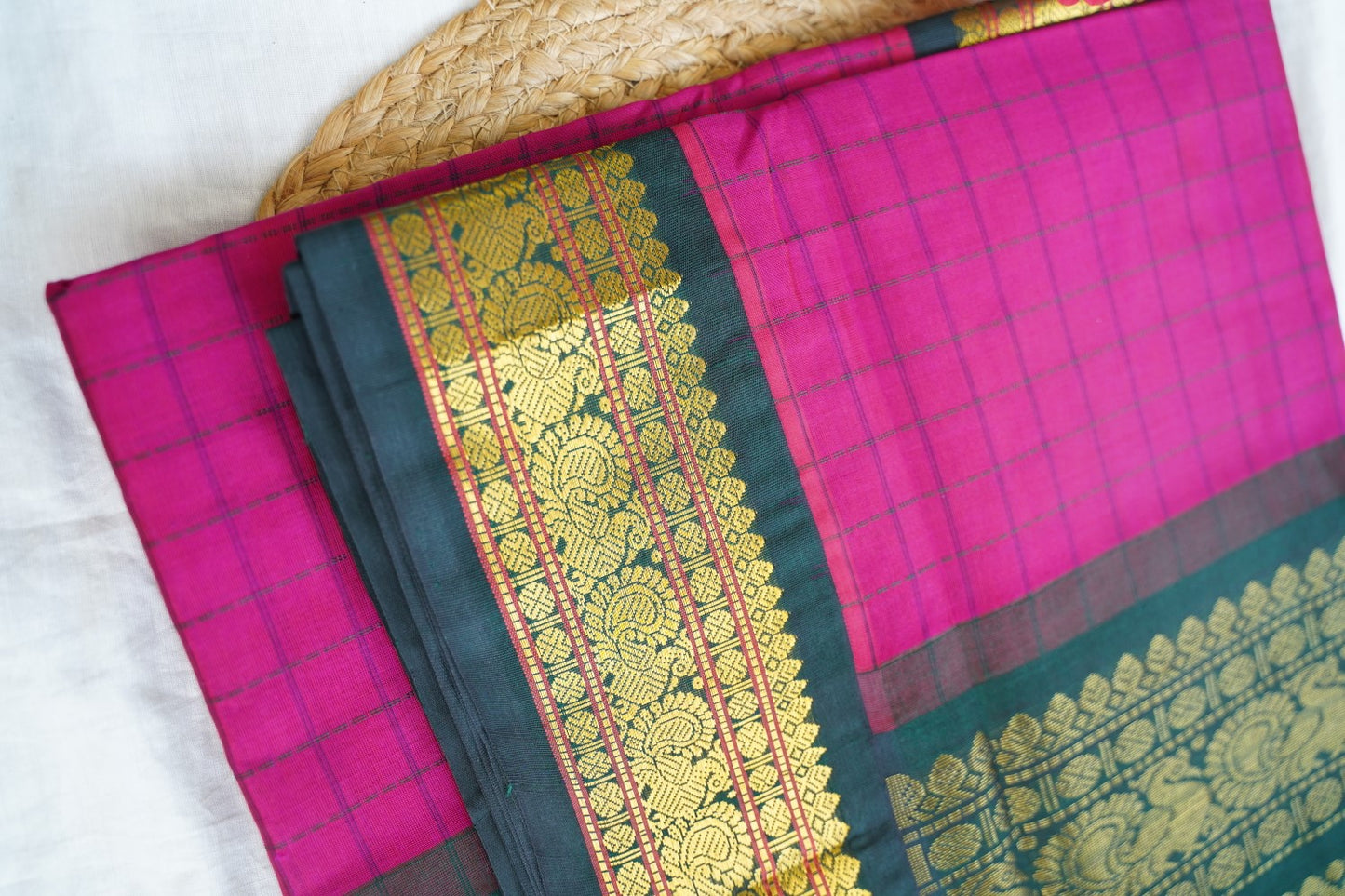 Kanchi Handloom Silk Cotton Saree PC15545