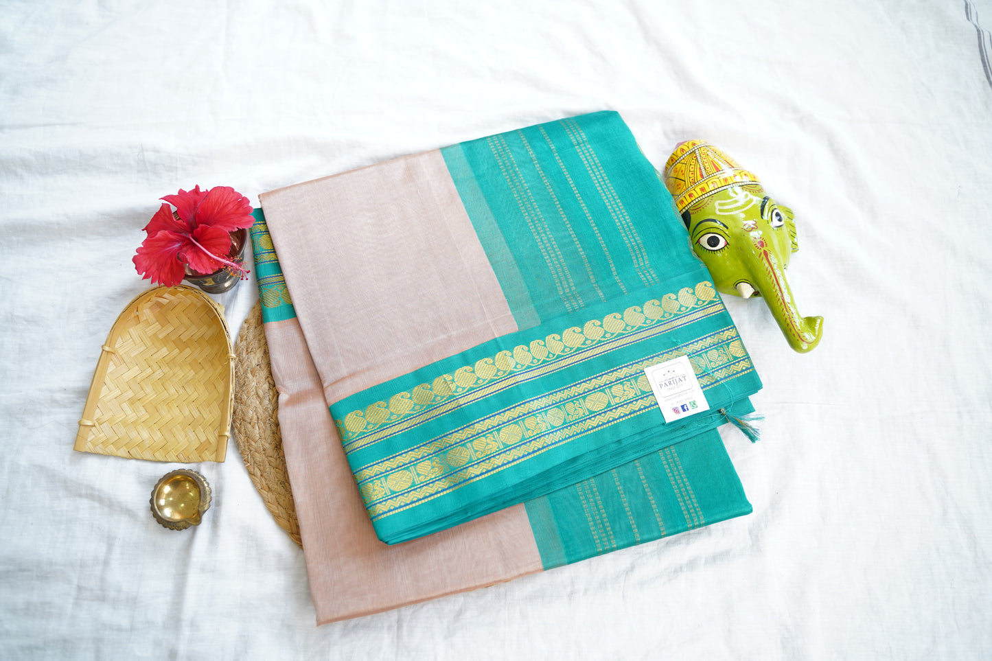 Kanchi Handloom Silk Cotton Saree PC15562