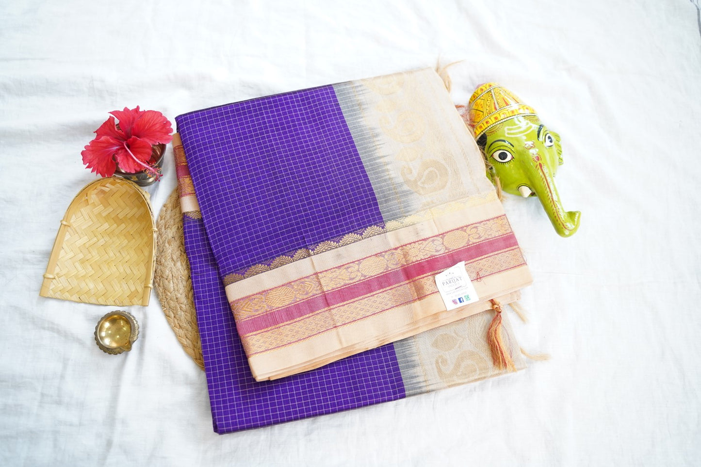 Kanchi Handloom Silk Cotton Saree PC15593