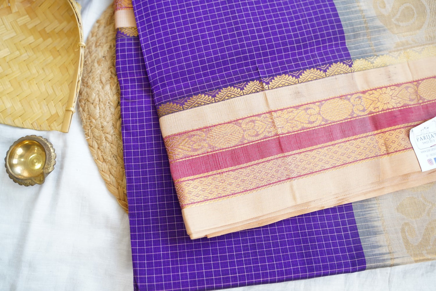 Kanchi Handloom Silk Cotton Saree PC15593