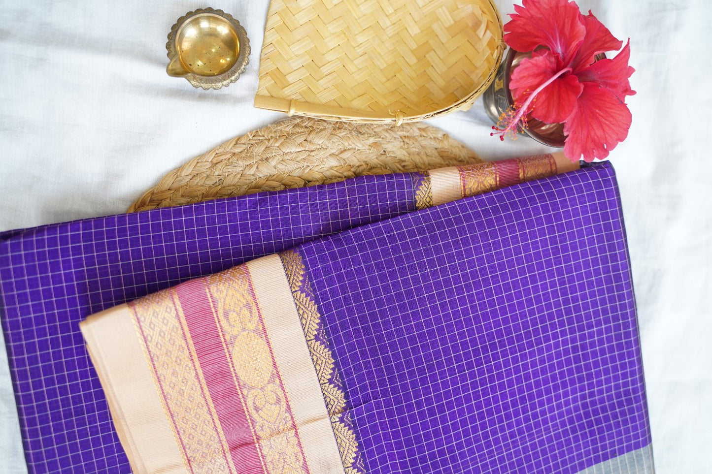 Kanchi Handloom Silk Cotton Saree PC15593
