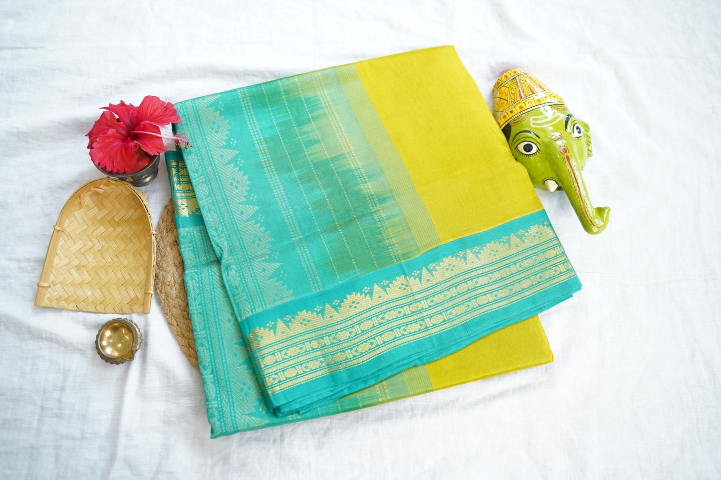 Kanchi Handloom Silk Cotton Saree PC15373