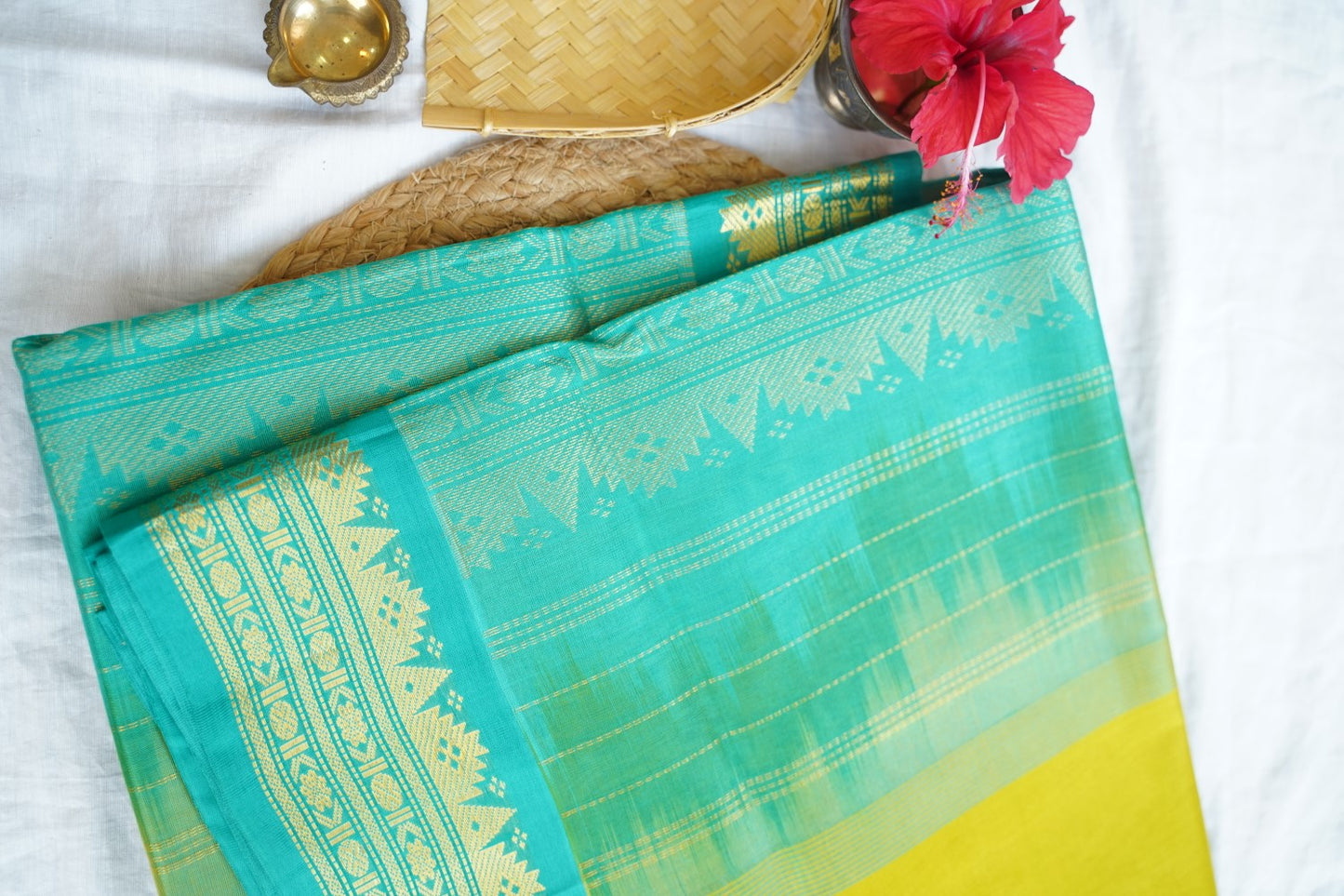 Kanchi Handloom Silk Cotton Saree PC15373
