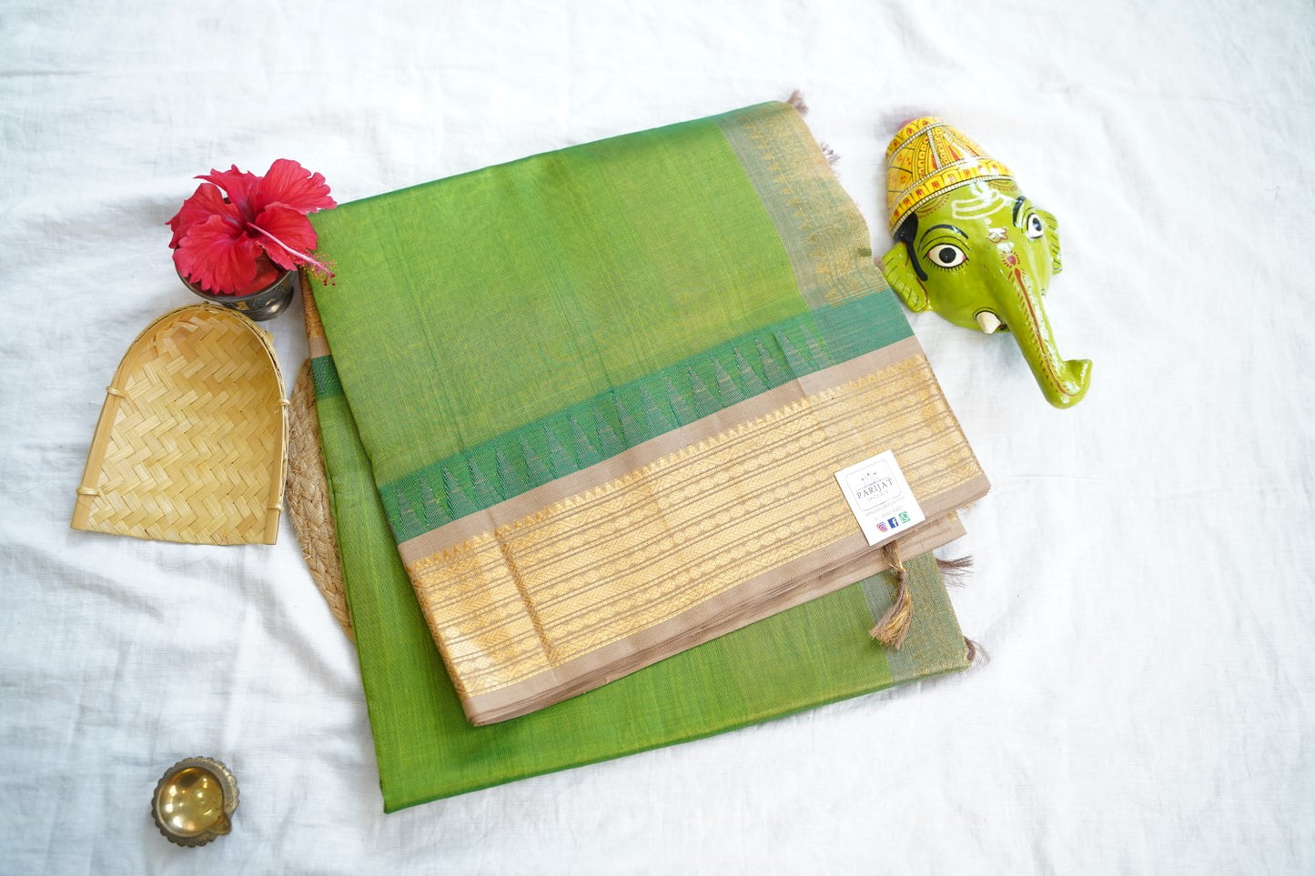 Kanchi Handloom Silk Cotton Saree PC15535
