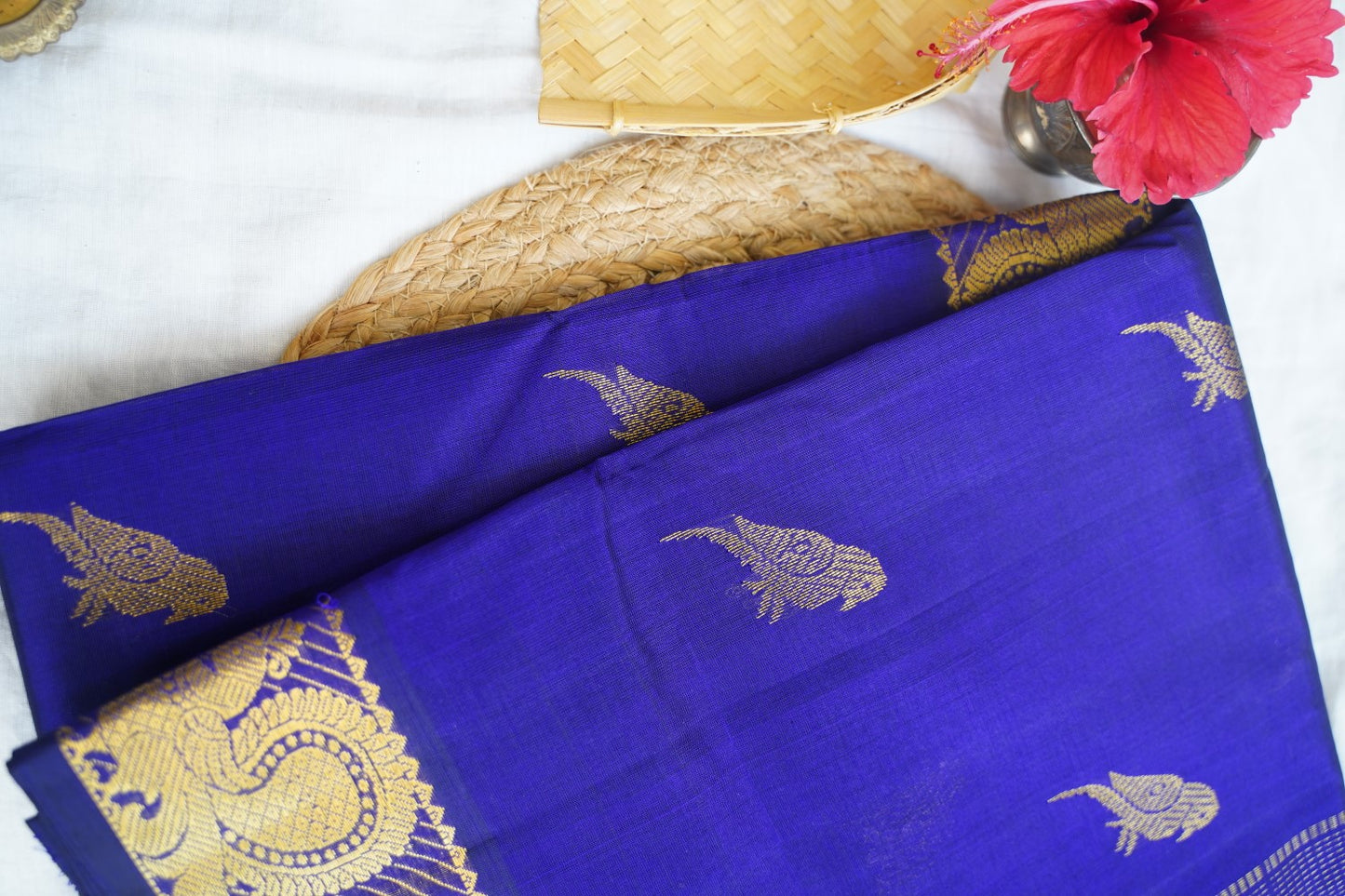 Kanchi Handloom Silk Cotton Saree-PC16615