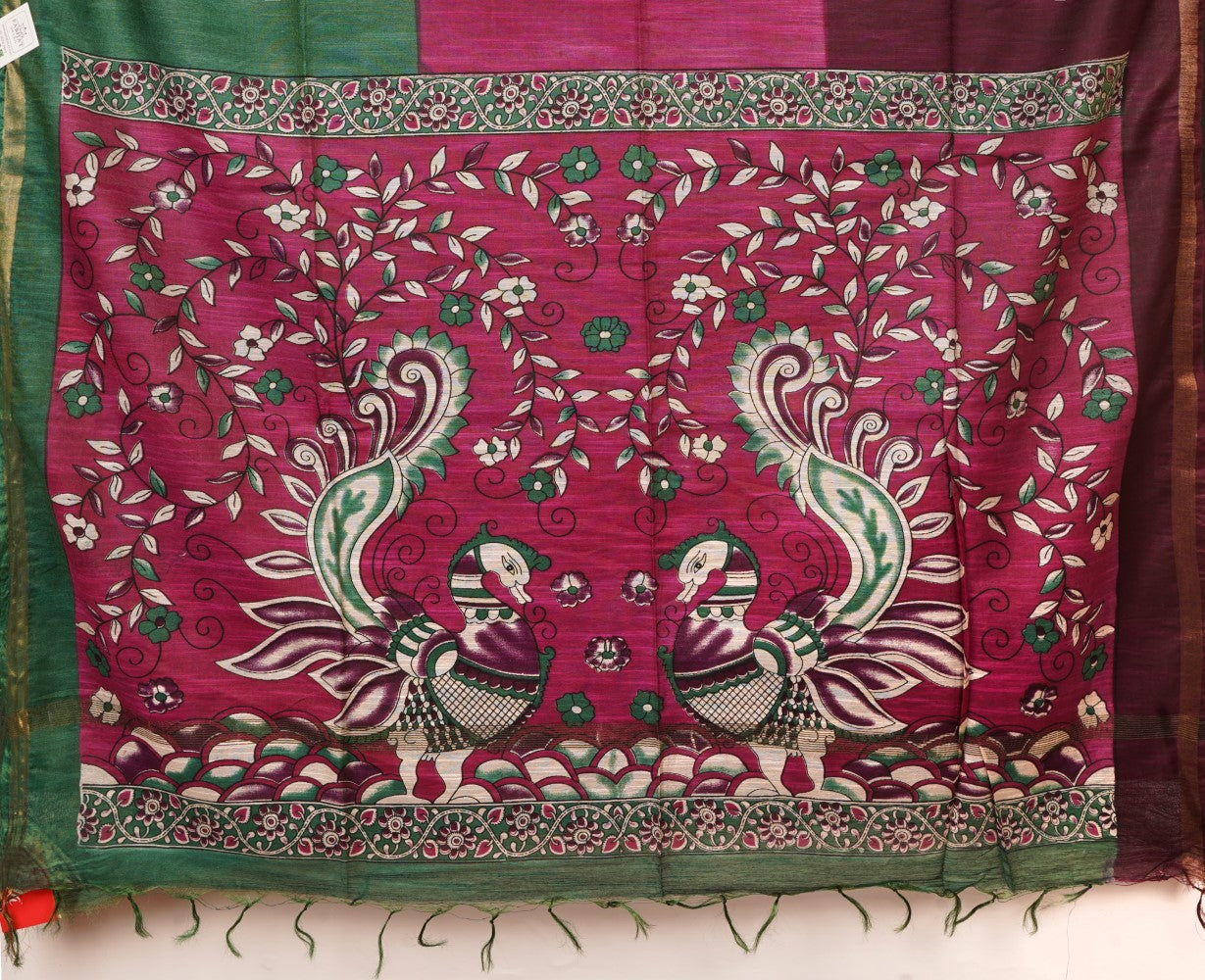 Semi tussarFancy saree PC16445