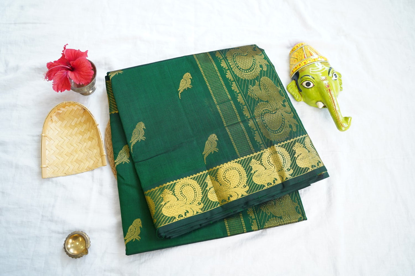 Kanchi Handloom Silk Cotton Saree-PC16616