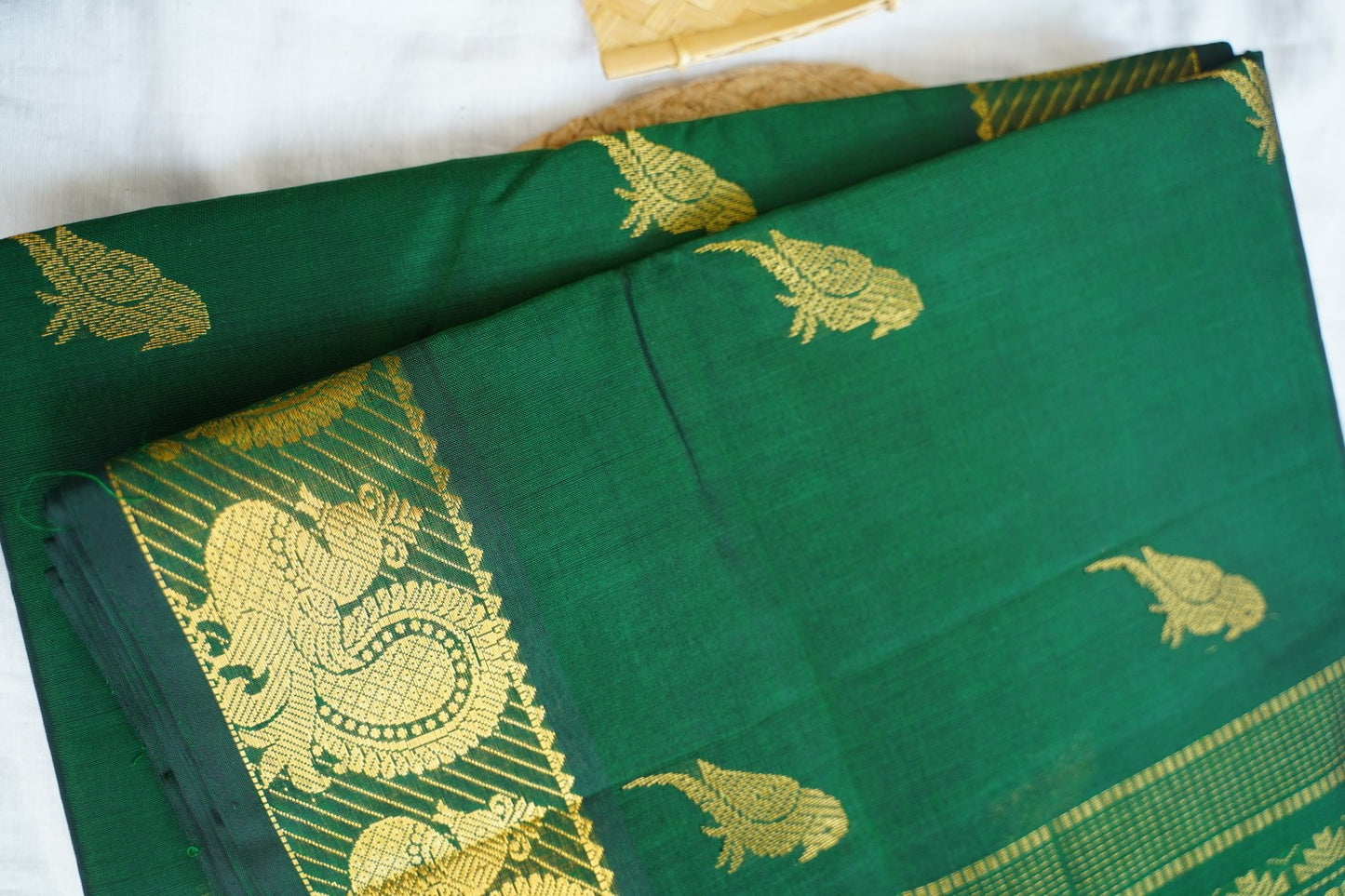 Kanchi Handloom Silk Cotton Saree-PC16616