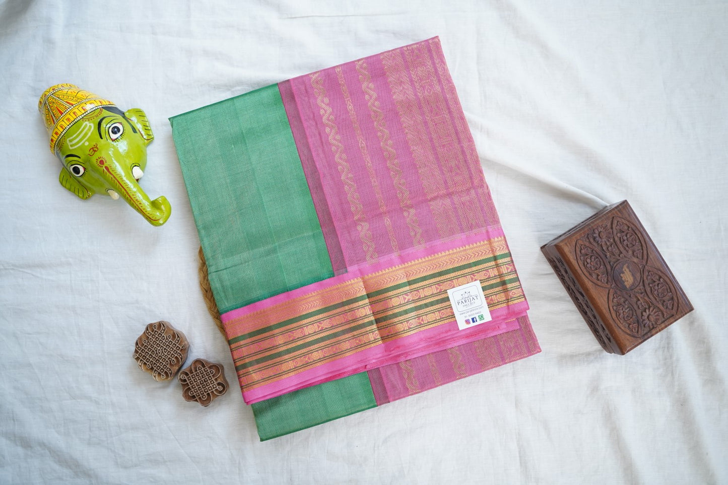 Kanchi Handloom Silk Cotton Saree-PC16604