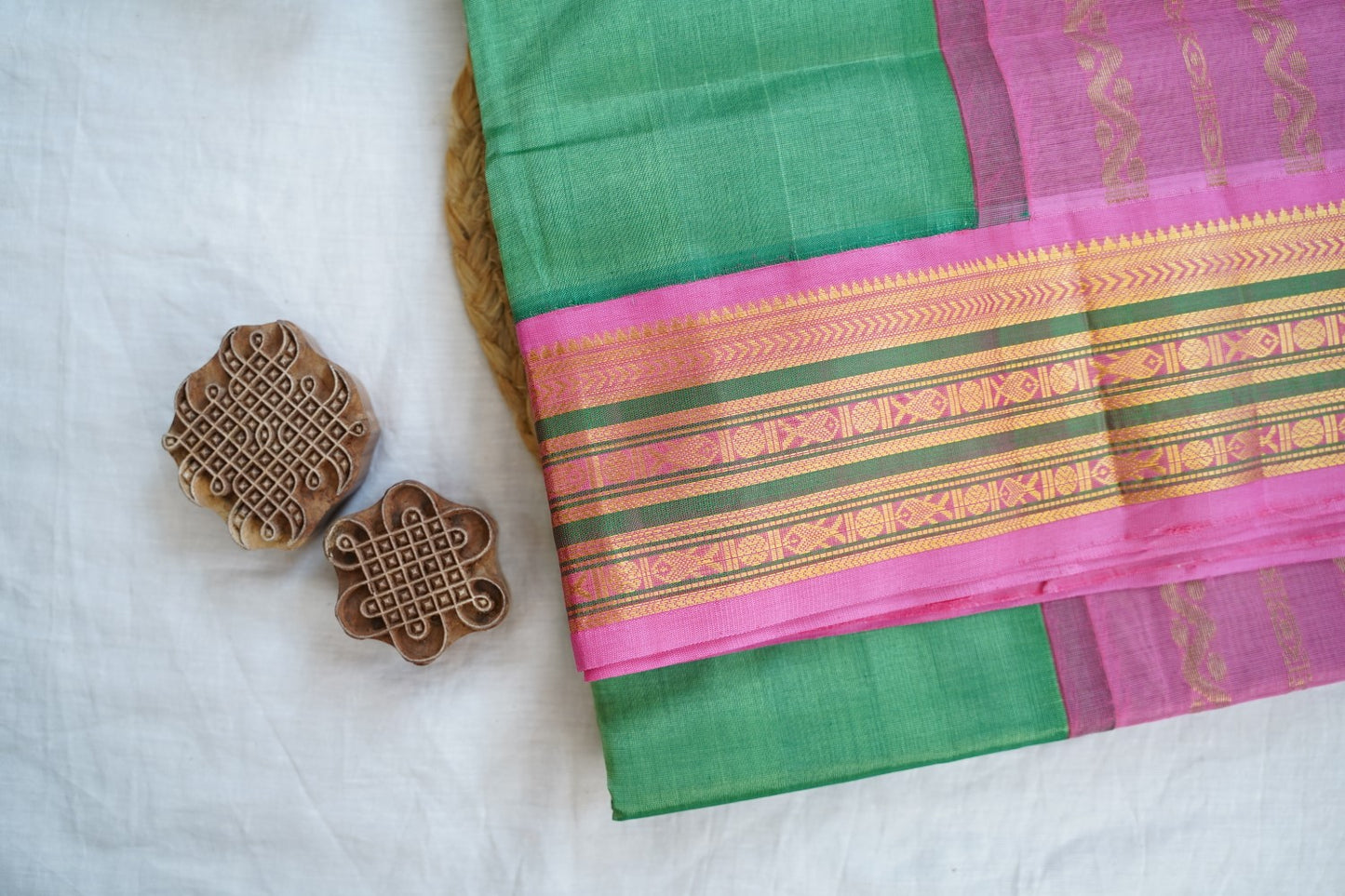 Kanchi Handloom Silk Cotton Saree-PC16604