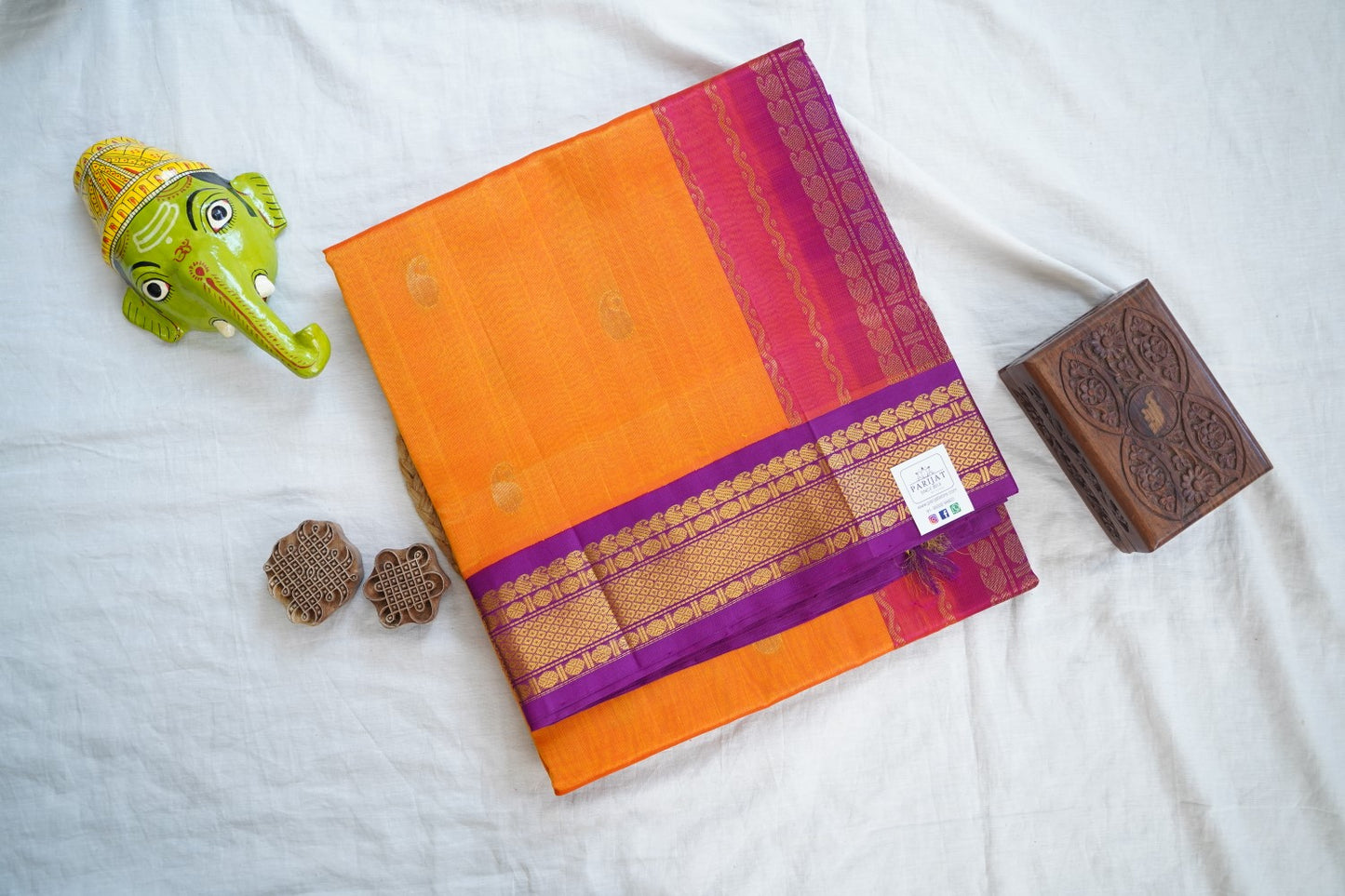 Kanchi Handloom Silk Cotton Saree-PC16603