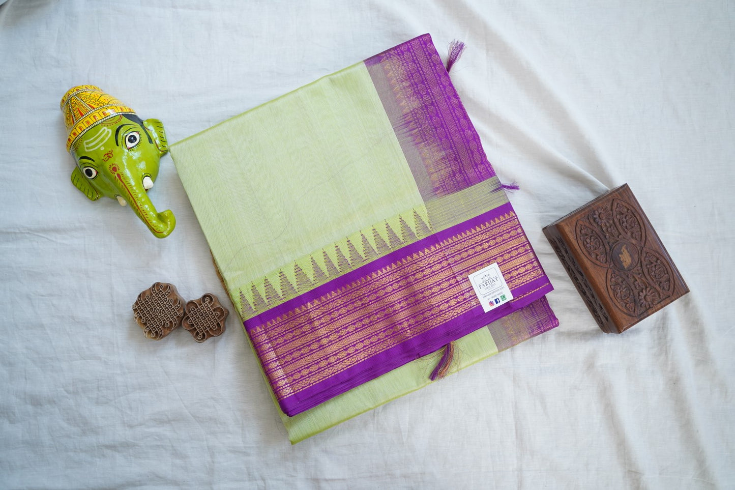 Kanchi Handloom Silk Cotton Saree-PC16610