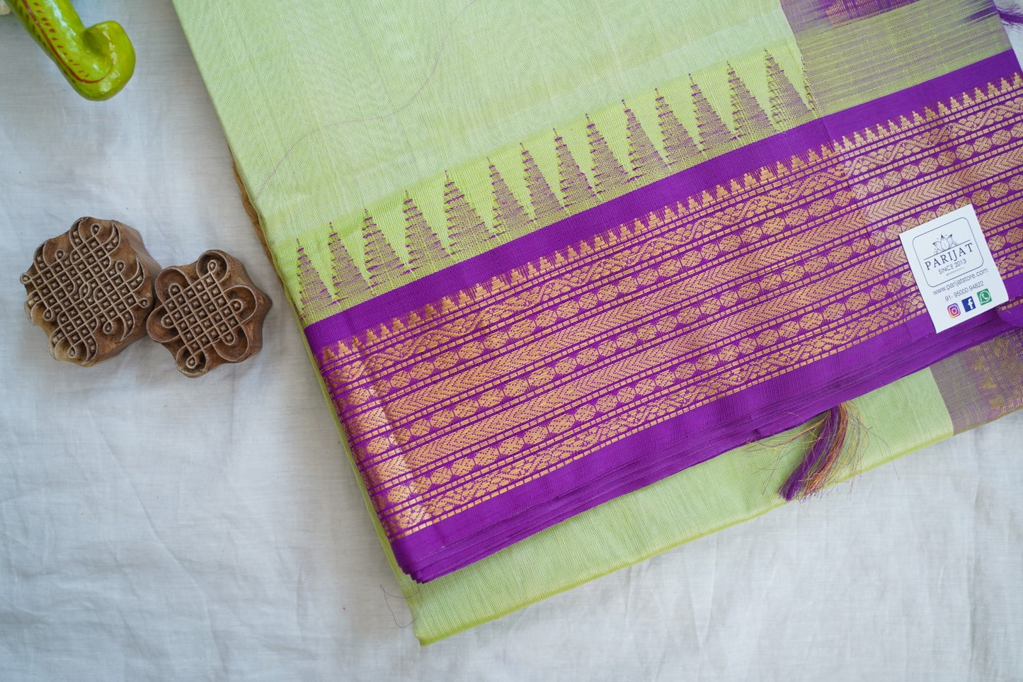 Kanchi Handloom Silk Cotton Saree-PC16610