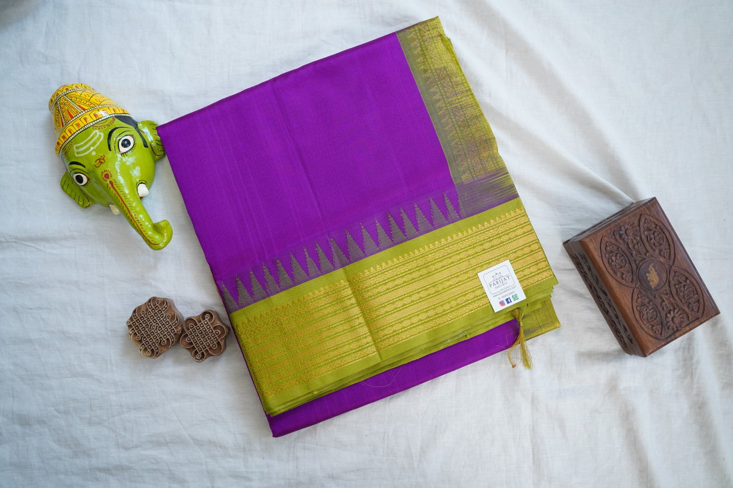 Kanchi Handloom Silk Cotton Saree-PC16611