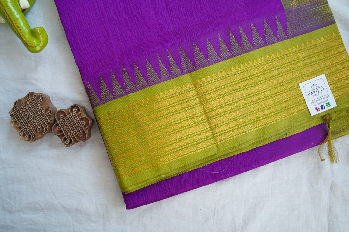 Kanchi Handloom Silk Cotton Saree-PC16611