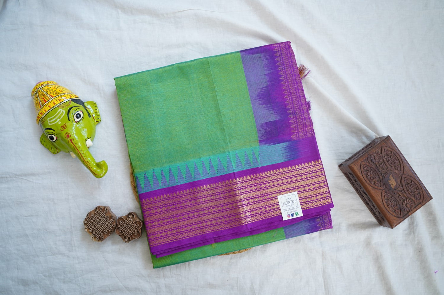 Kanchi Handloom Silk Cotton Saree-PC16606