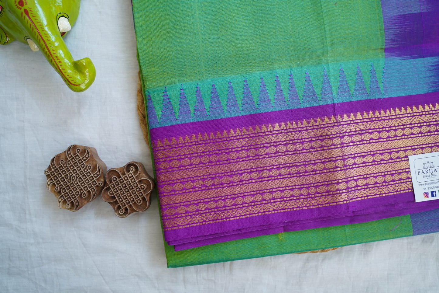 Kanchi Handloom Silk Cotton Saree-PC16606