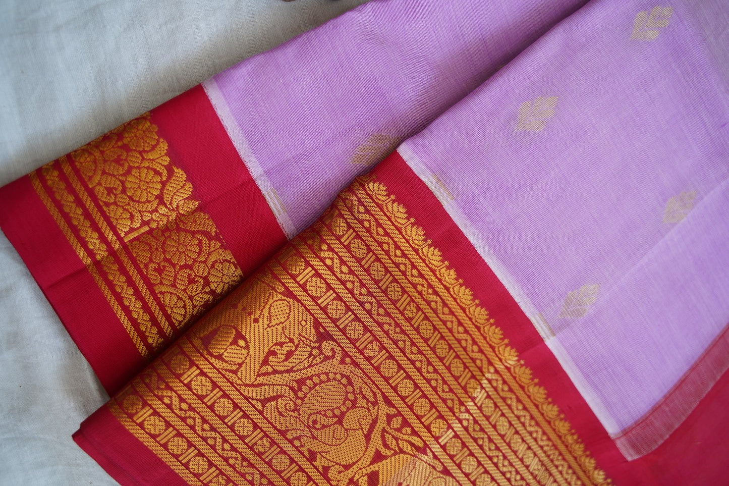 Kanchi Handloom Silk Cotton Saree-PC16607