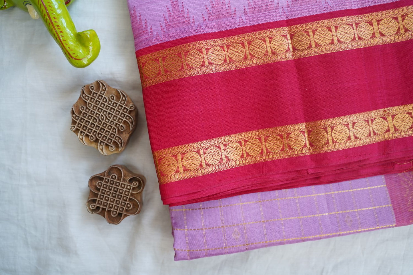 Kanchi Handloom Silk Cotton Saree PC16654