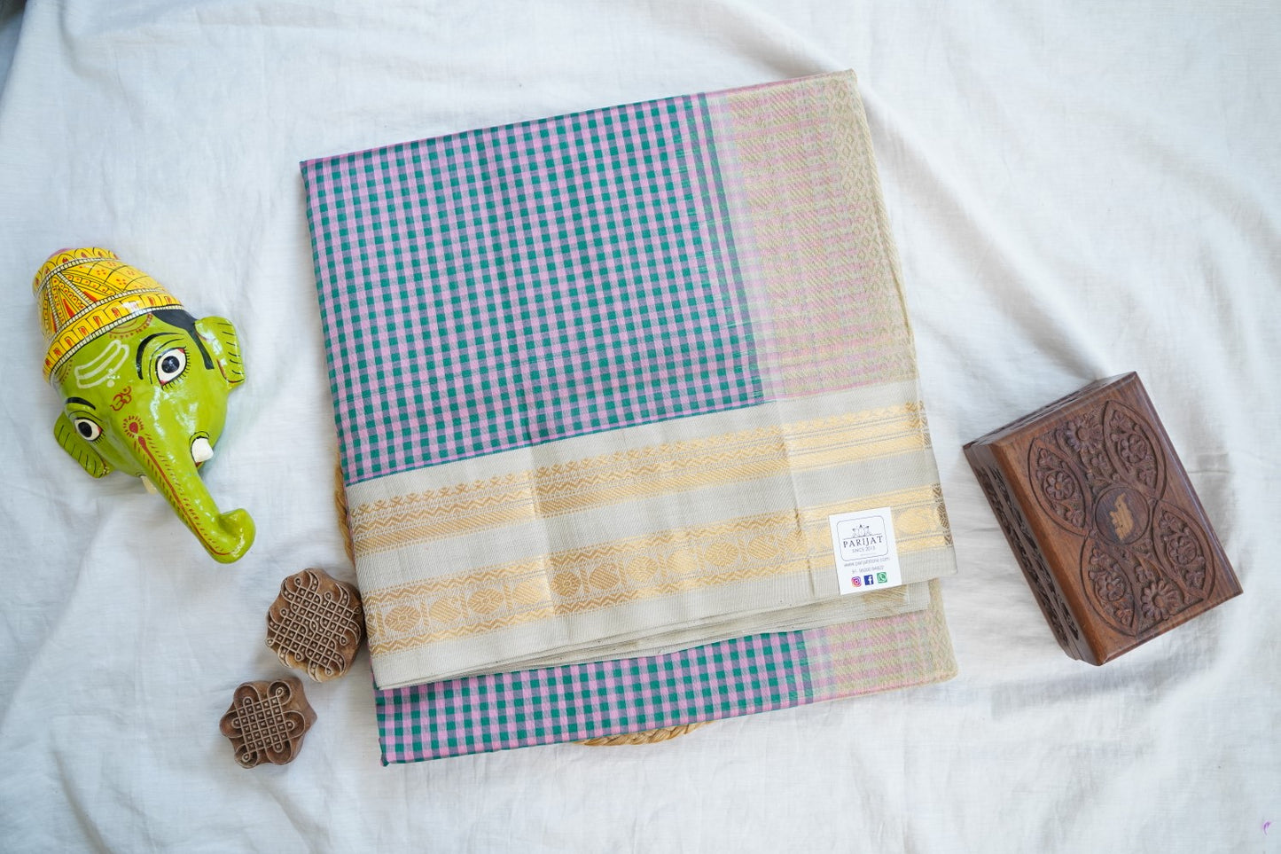 Kanchi Handloom Silk Cotton Saree PC16645