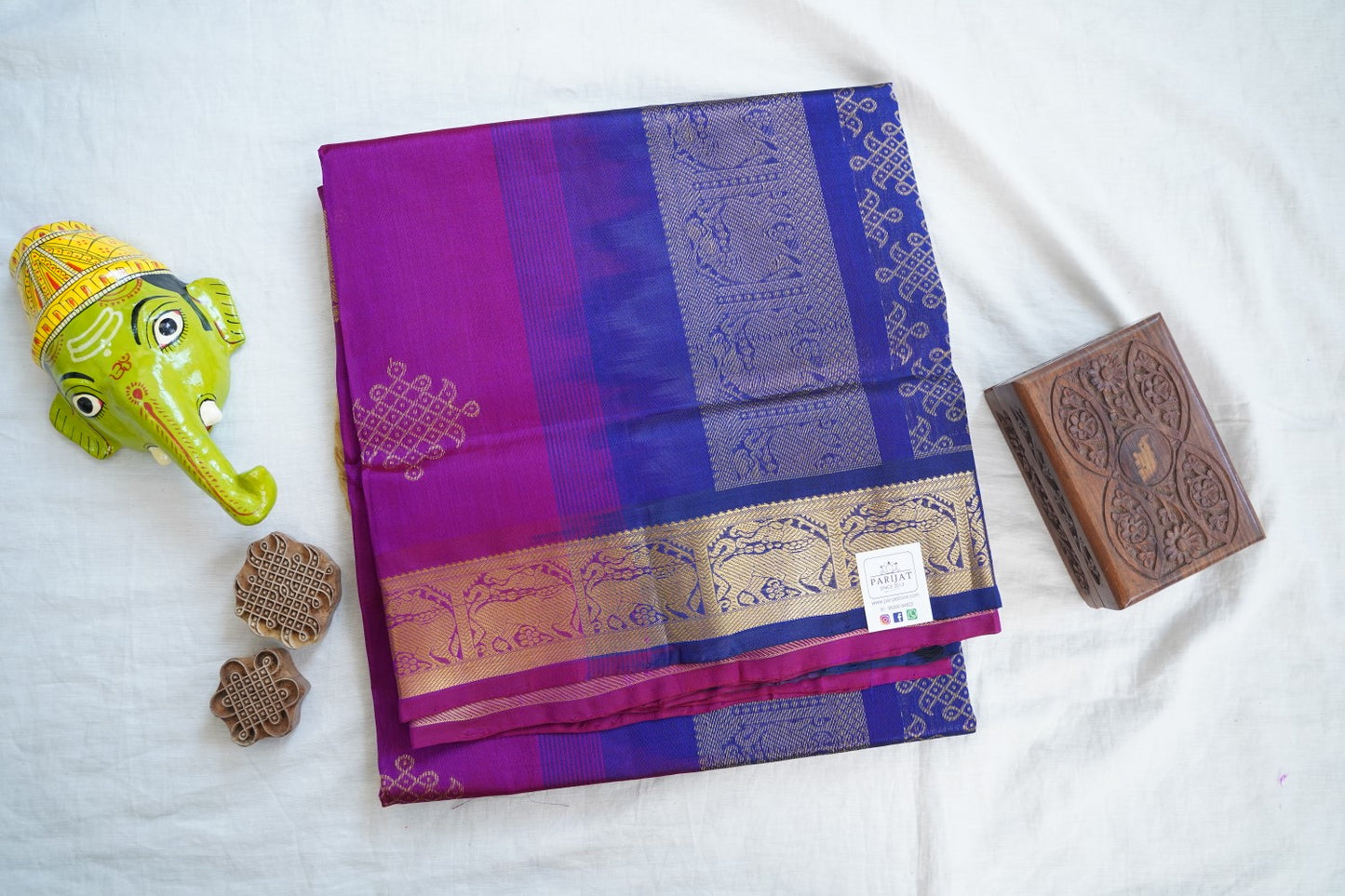 Kanchi Handloom Silk Cotton Saree PC16653