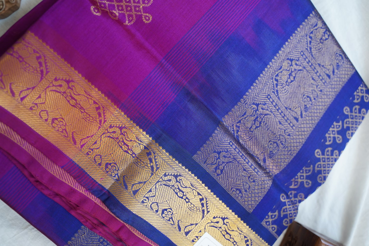 Kanchi Handloom Silk Cotton Saree PC16653
