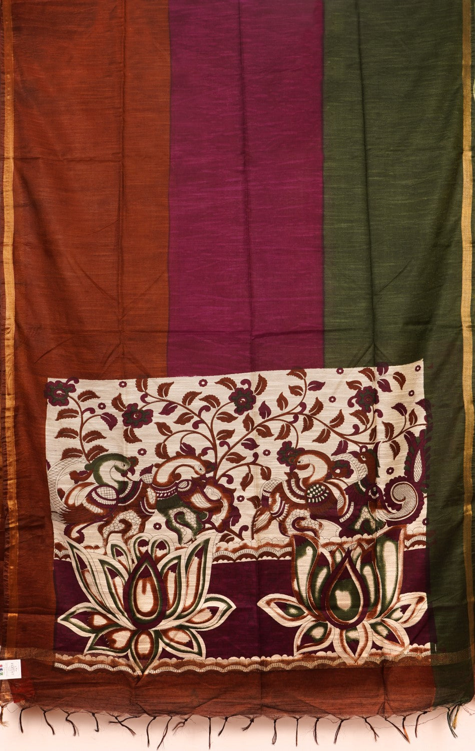 Semi tussarFancy saree PC16375