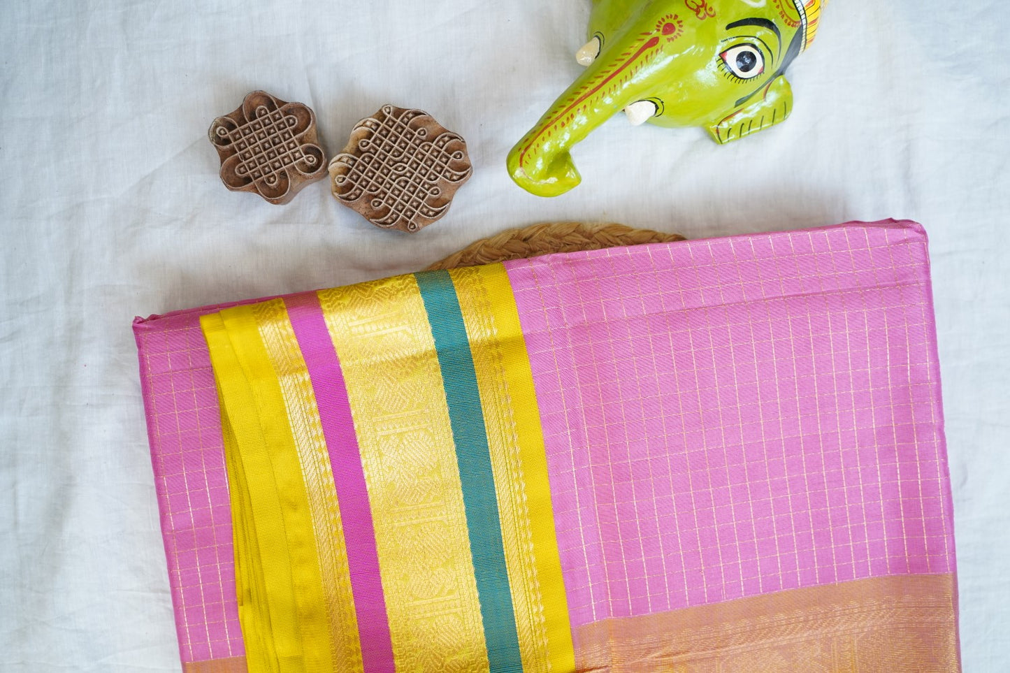 Kanchi Handloom Silk Cotton Saree PC16643
