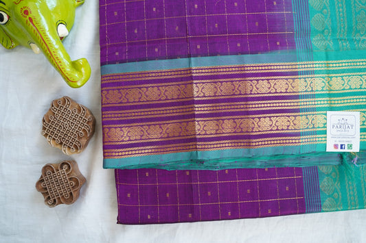 Kanchi Handloom Silk Cotton Saree PC16646