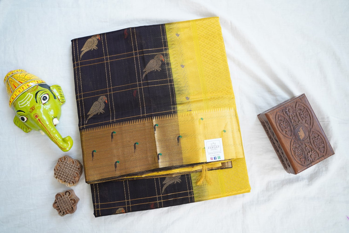 Kanchi Handloom Silk Cotton Saree PC16644