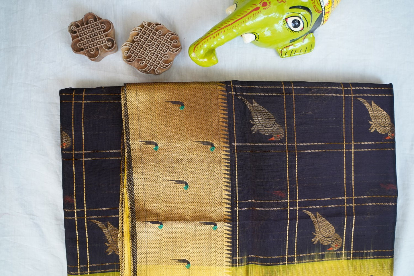 Kanchi Handloom Silk Cotton Saree PC16644