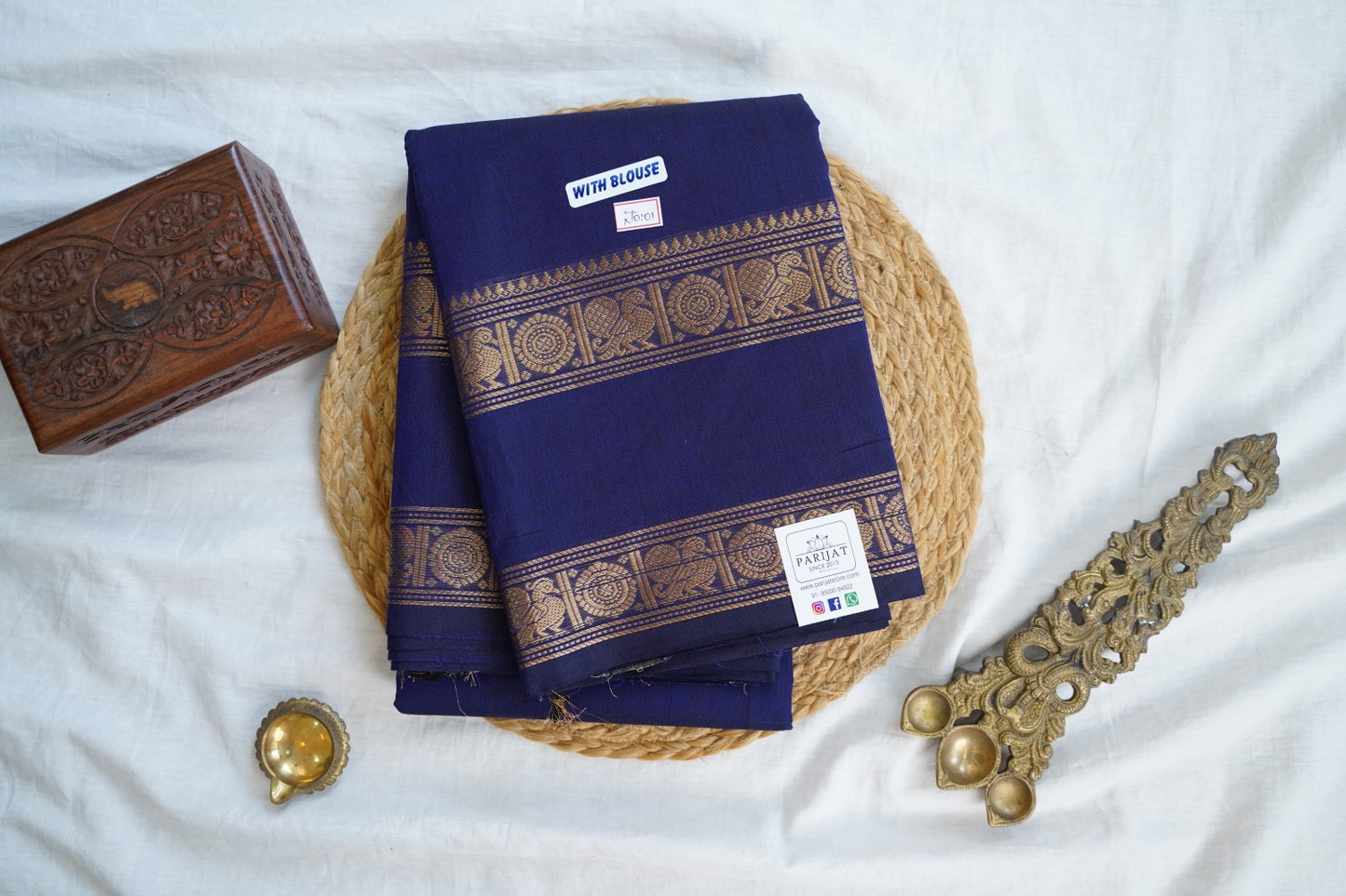 Chettinad handloom Cotton Saree PC16597