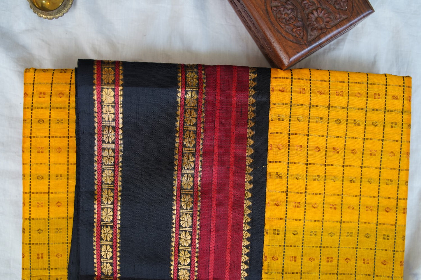 Kanchi Handloom Silk Cotton Saree PC16656