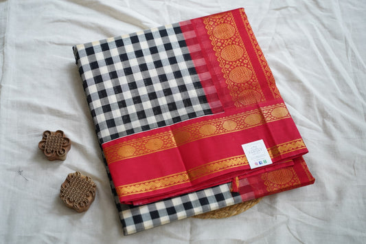 Kanchi Handloom Silk Cotton Saree PC15411