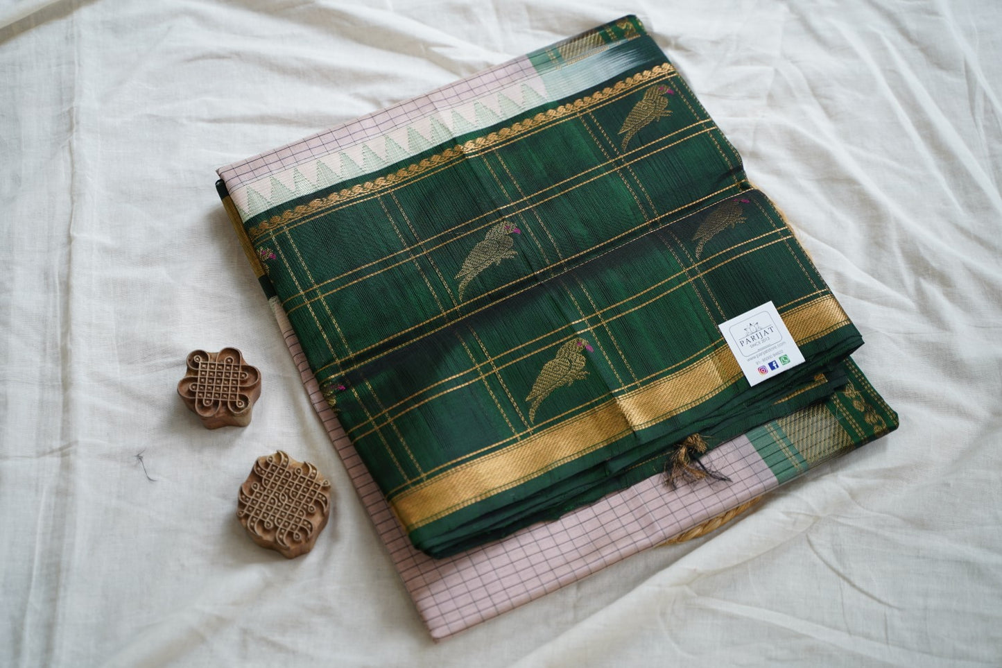 Kanchi Handloom Silk Cotton Saree PC15393