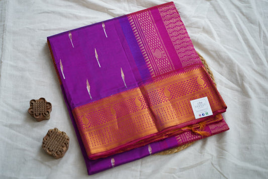 Kanchi Handloom Silk Cotton Saree PC15397