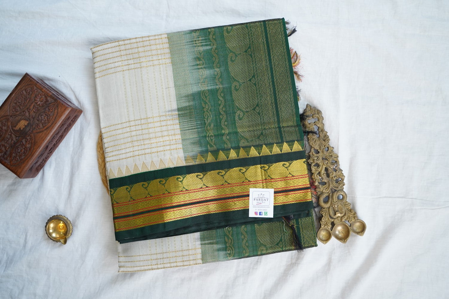 Kanchi Handloom Silk Cotton Saree PC15606