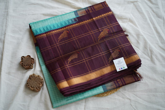 Kanchi Handloom Silk Cotton Saree PC15375