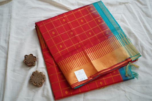 Kanchi Handloom Silk Cotton Saree PC15359