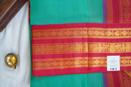 Kanchi Handloom Silk Cotton Saree-PC15726