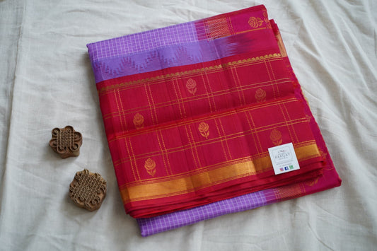 Kanchi Handloom Silk Cotton Saree PC15398