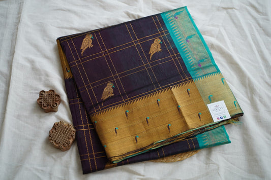 Kanchi Handloom Silk Cotton Saree PC15407