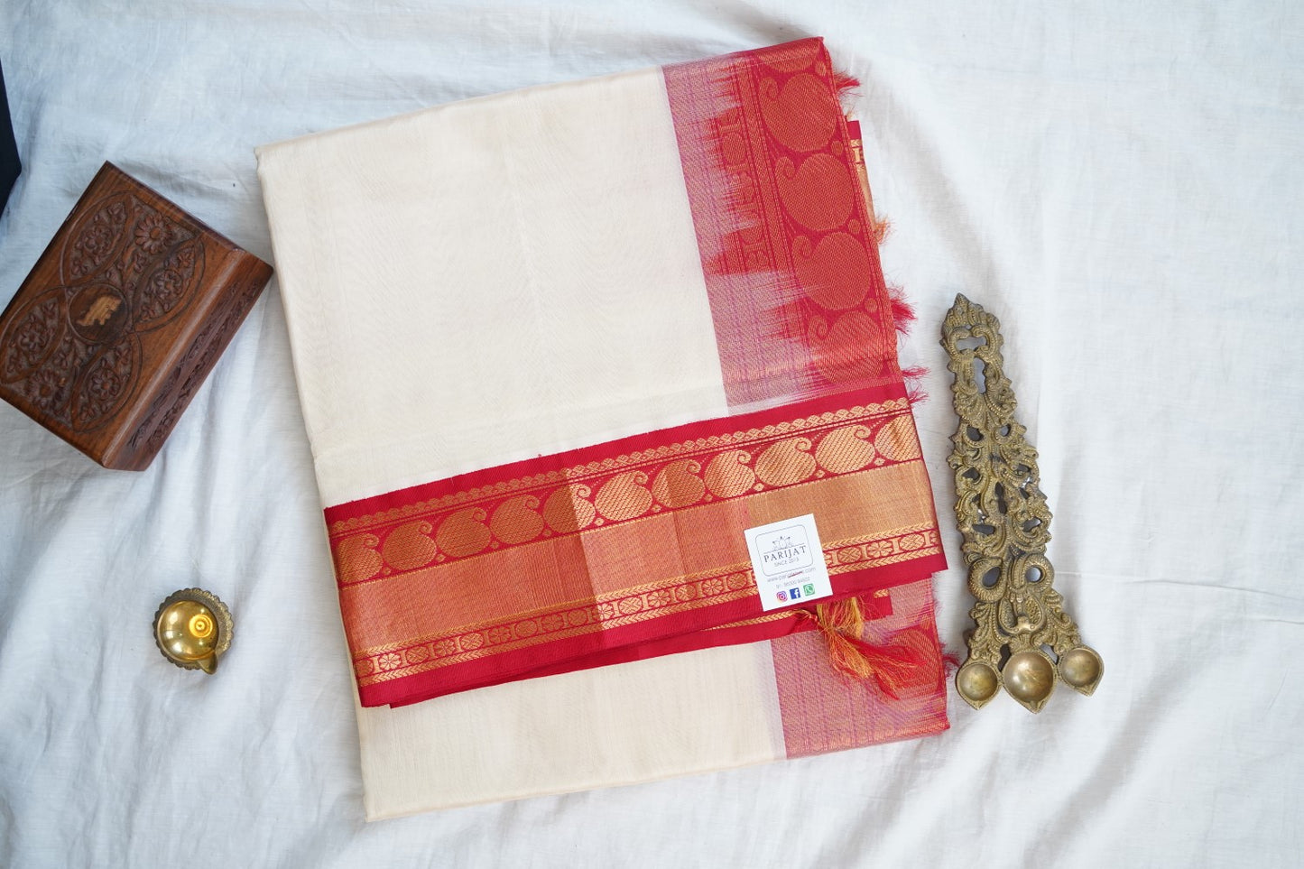 Kanchi Handloom Silk Cotton Saree-PC15596