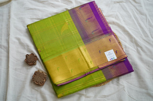 Kanchi Handloom Silk Cotton Saree PC15369
