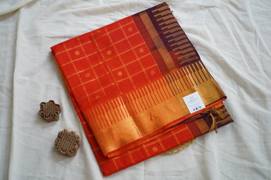 Kanchi Handloom Silk Cotton Saree PC15396