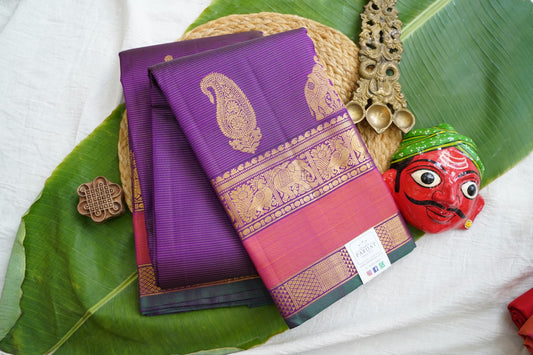 Pure vairaoosi Kanchi Silk Saree PC17544